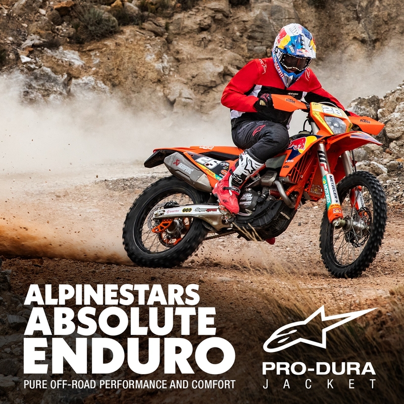 Bunda Alpinestars PRO-Dura čierno-červeno-biela