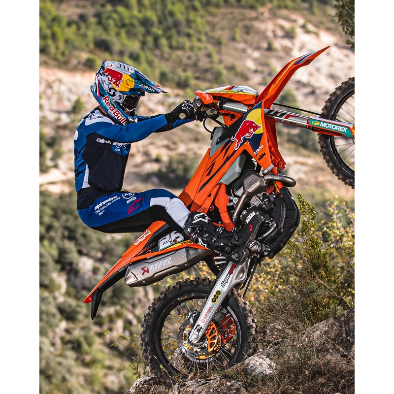 Motokrosový dres Alpinestars PRO-Dura modro-biely