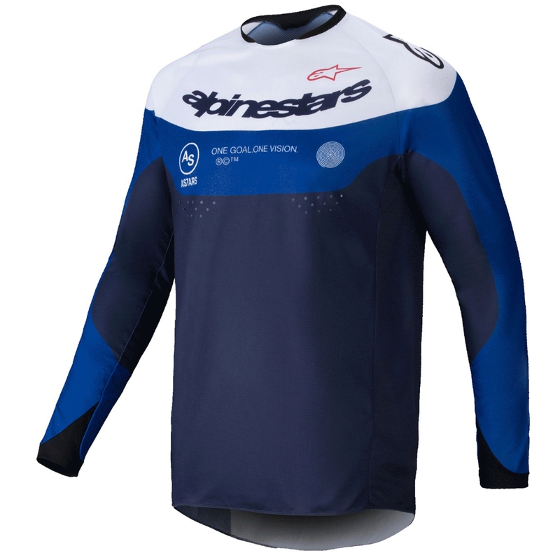 Motokrosový dres Alpinestars PRO-Dura modro-biely