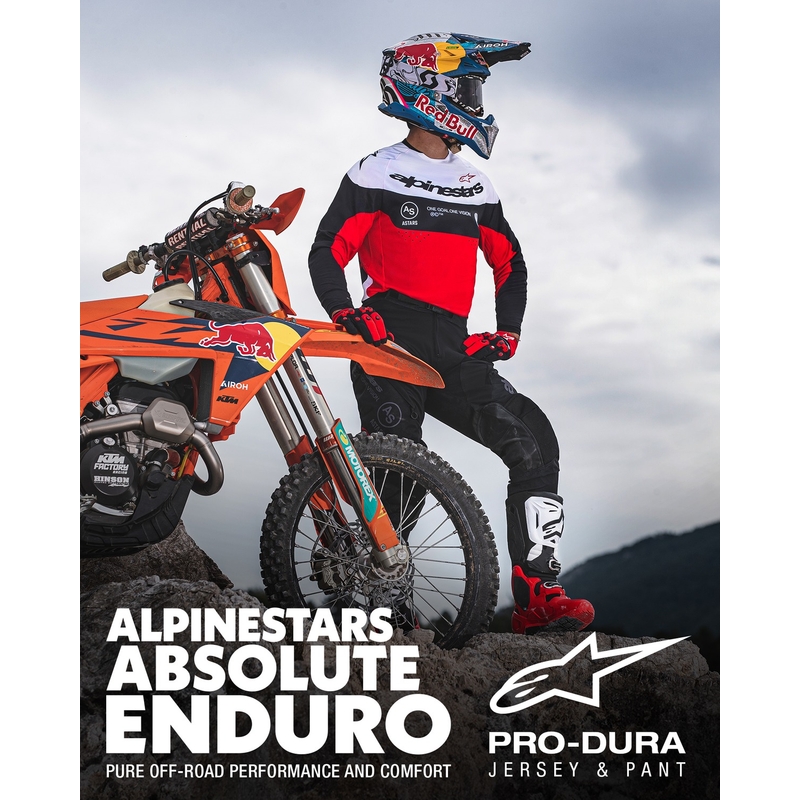 Motokrosové nohavice Alpinestars PRO-Dura čierno-biele