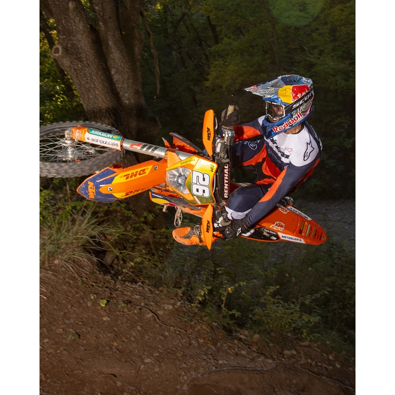 Motokrosové nohavice Alpinestars PRO-Dura modro-oranžovo-biele