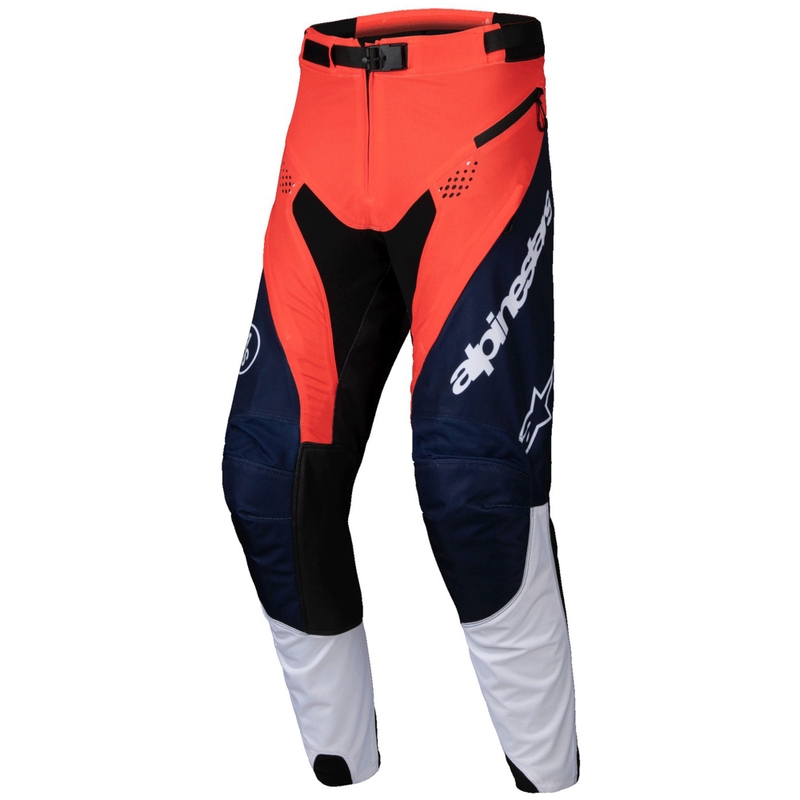 Motokrosové nohavice Alpinestars PRO-Dura modro-oranžovo-biele