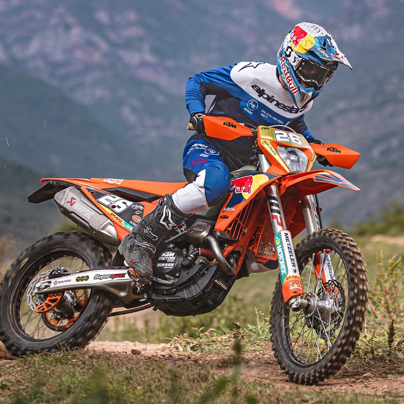 Motokrosové nohavice Alpinestars PRO-Dura modro-biele