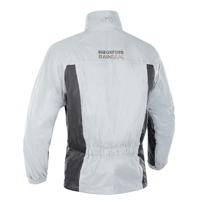 Nepremokavá bunda Oxford Rain Seal reflexná šedá