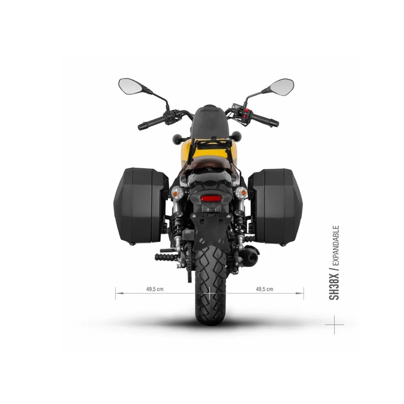 Montážna sada 3P systém SHAD pre QJMOTOR SRV 125 2023-2025