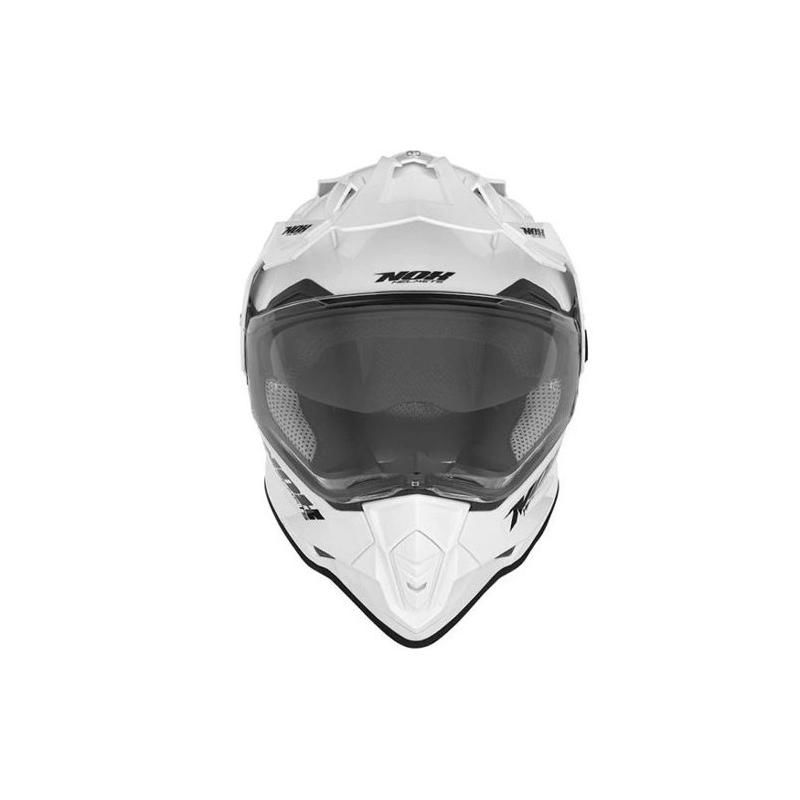 Enduro helma NOX N312 perleťovo biela