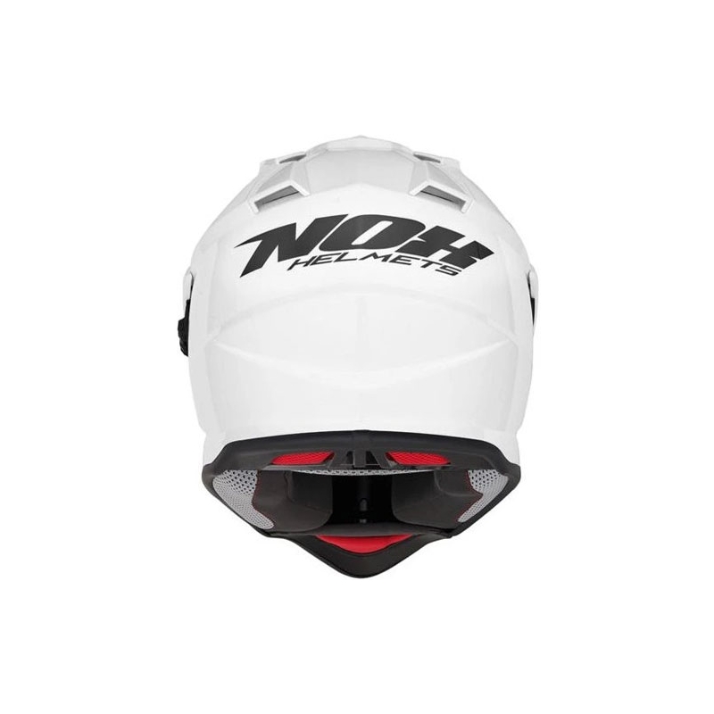 Enduro helma NOX N312 perleťovo biela