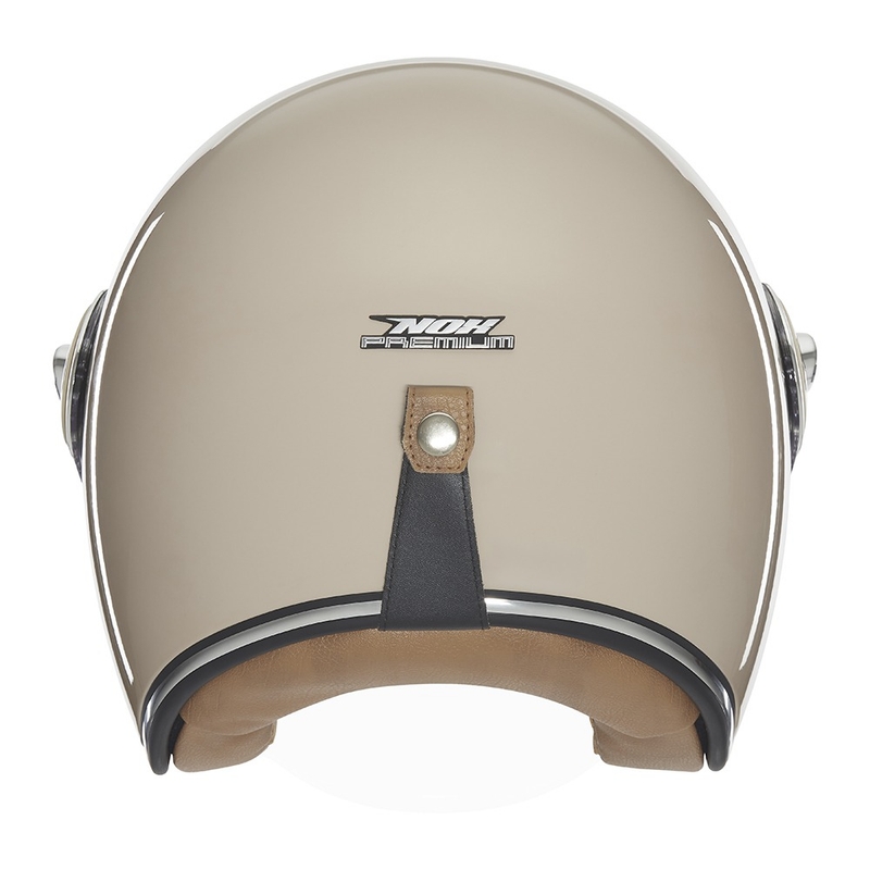 Otvorená prilba na motocykel NNOX PREMIUM Heritage béžová