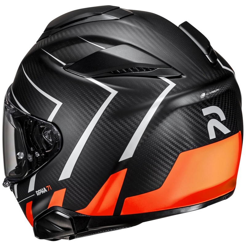 Integrálna prilba na motorku HJC RPHA 71 CARBON Cano MC6HSF čierno-oranžová výpredaj