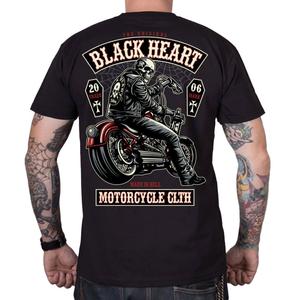 Tričko Black Heart Coffin čierne