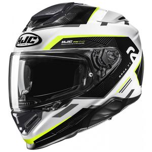 Integrálna prilba na motorku HJC RPHA 71 Ellon MC3H bielo-čierno-fluo žltá