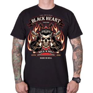 Tričko Black Heart HillBilly Boy čierne