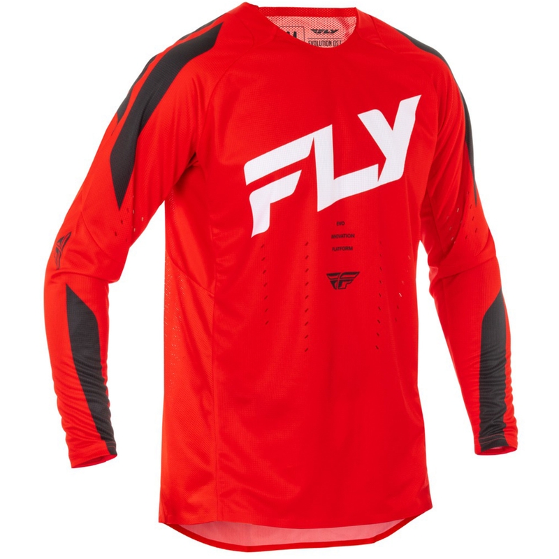 Motokrosový dres FLY Racing Evolution červeno-bielo-čierny