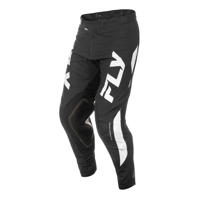 Motokrosové nohavice FLY Racing Evolution čierno-bielo-fialové