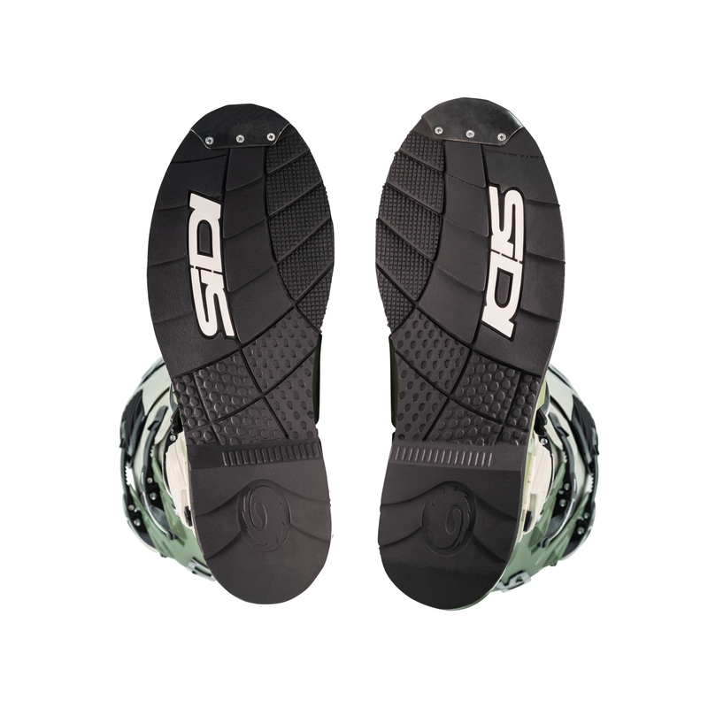 Topánky na motorku SiDi Crossfire 3 zeleno-béžové