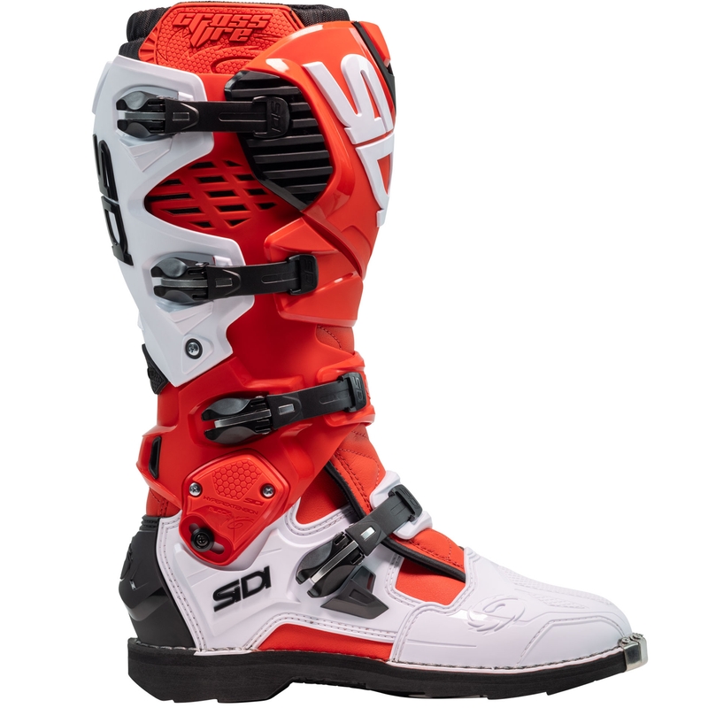 Topánky na motorku SiDi Crossfire 3 červeno-biele