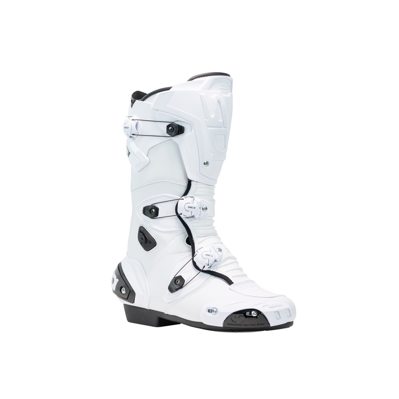 Topánky na motorku SiDi MAG 1 bielo-biele