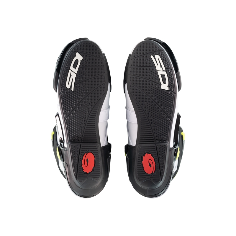 Topánky na motorku SiDi Rex bielo-čierno-žlté