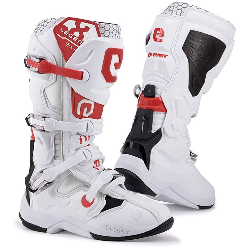 Motokrosové topánky Eleveit X-Legend EVO biele