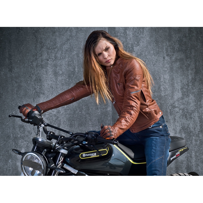 Dámska bunda na motocykel Shima Monaco hnedá