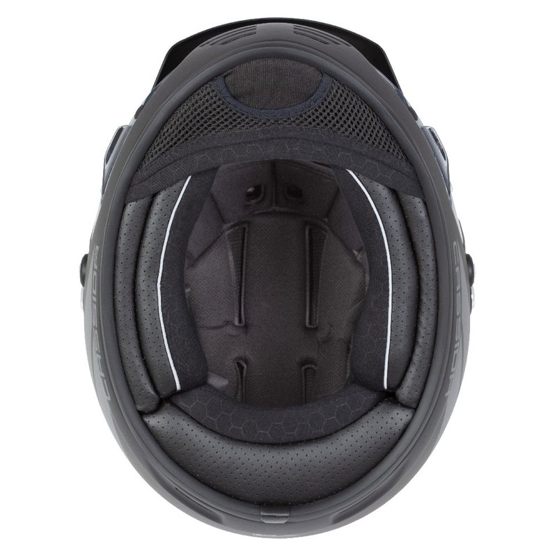 Enduro prilba Cassida FormX FlatOut matná čierno-tmavo sivá