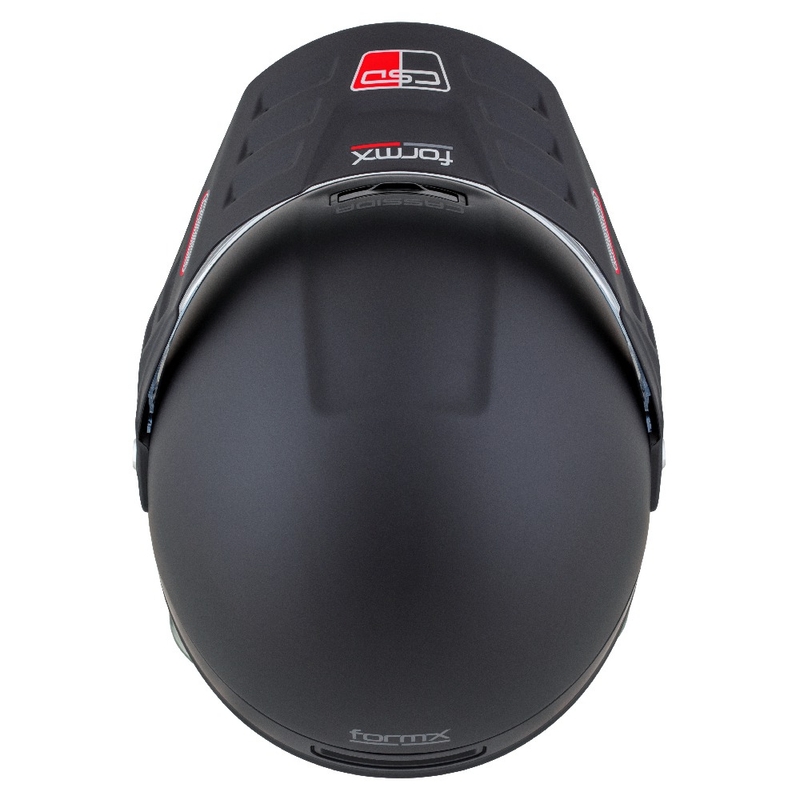 Enduro prilba Cassida FormX FlatOut matná čierno-tmavo sivá