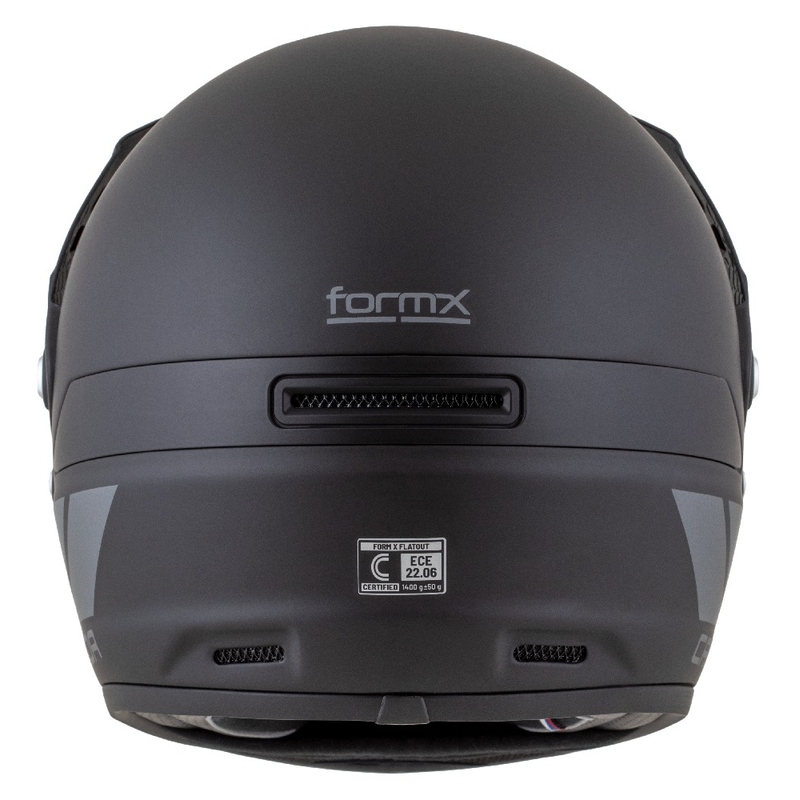 Enduro prilba Cassida FormX FlatOut matná čierno-tmavo sivá