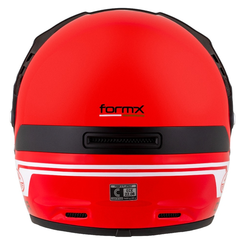 Enduro prilba Cassida FormX Jawa RotaX červeno-bielo-zlatá