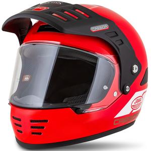 Enduro prilba Cassida FormX Jawa RotaX červeno-bielo-zlatá