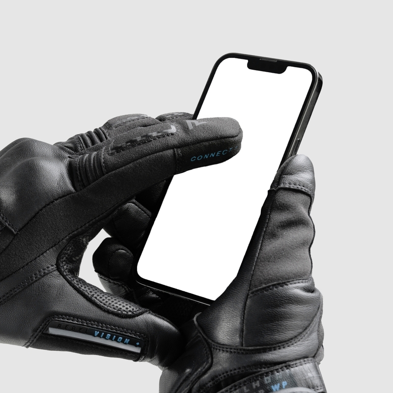 Rukavice na motorku Rebelhorn Tracer WP čierne