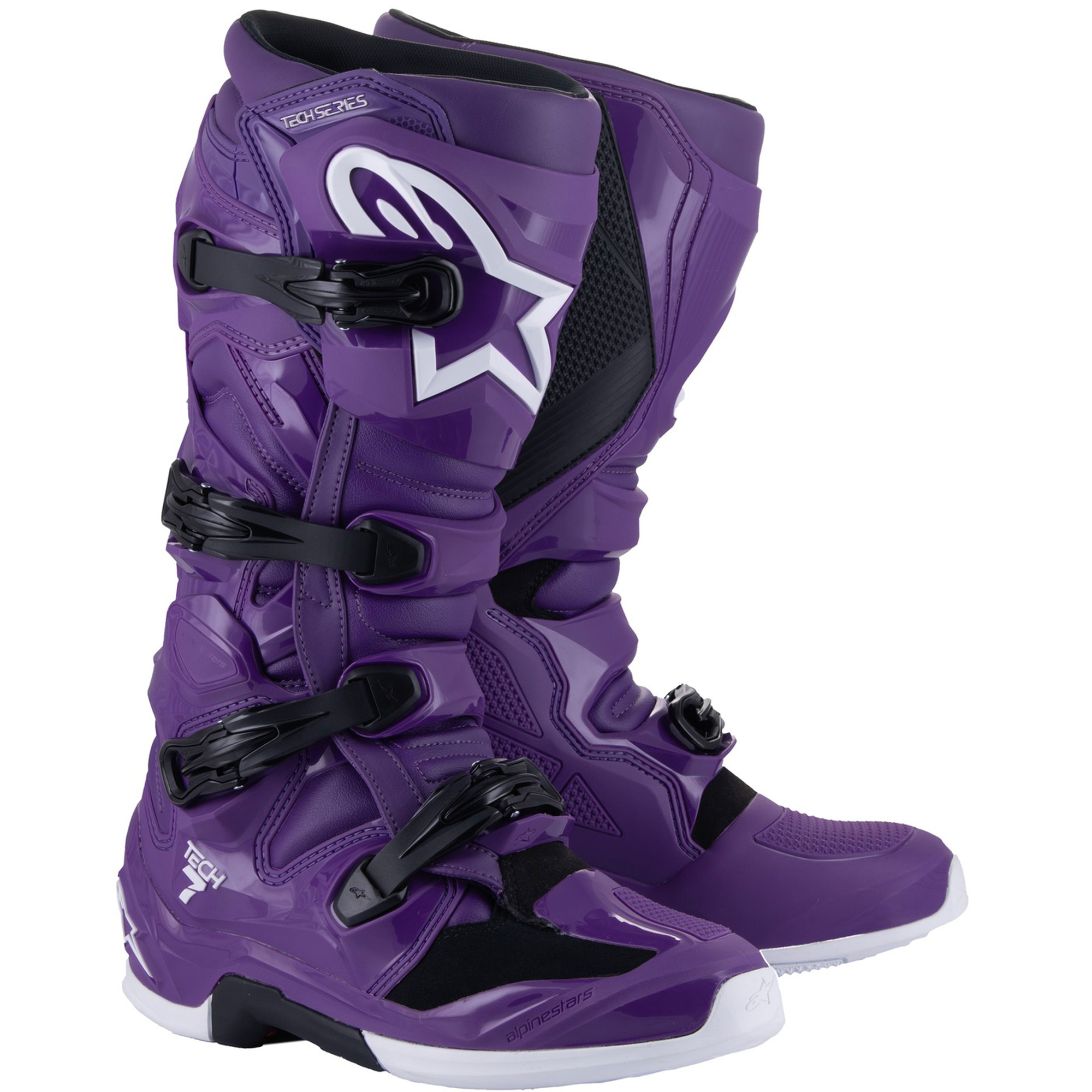 Motokrosové topánky Alpinestars TECH 7 fialové Veľkosť: 51