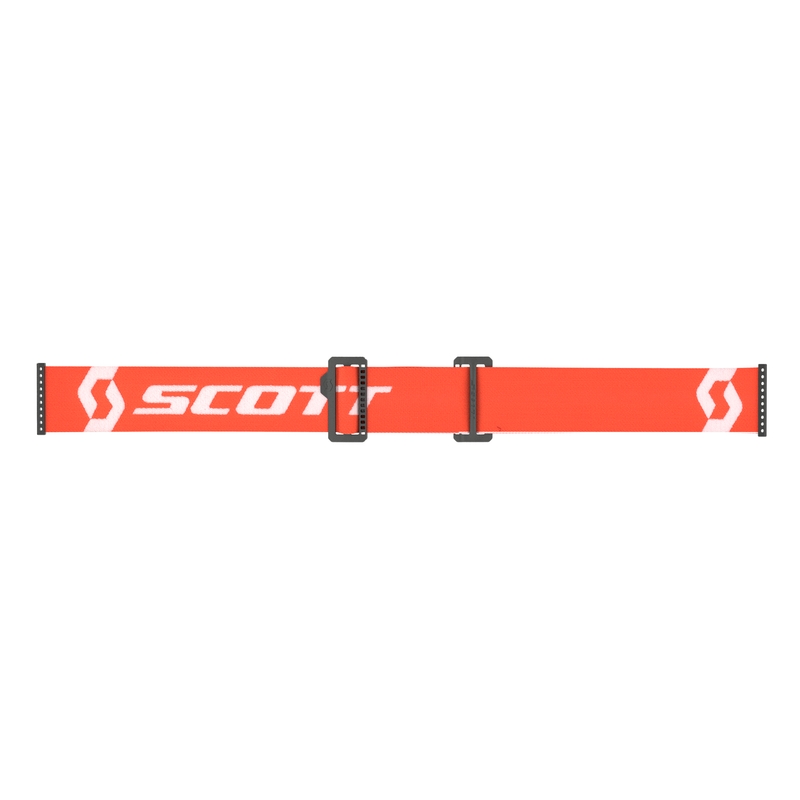 Motokrosové okuliare SCOTT Primal Clear oranžovo-biele s čírym plexi