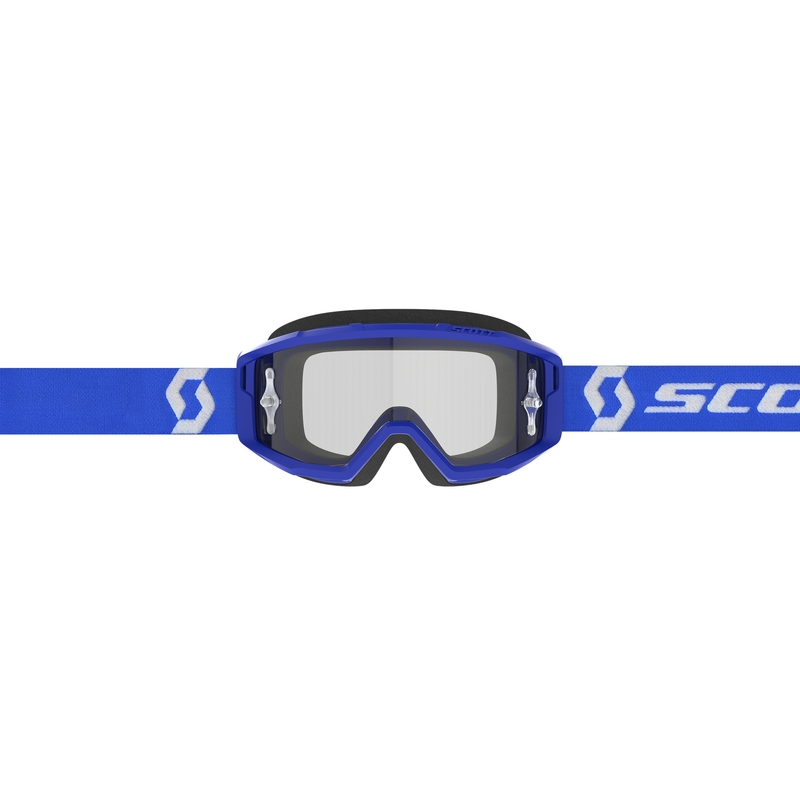 Motokrosové okuliare SCOTT Primal Clear modré s čírym plexi