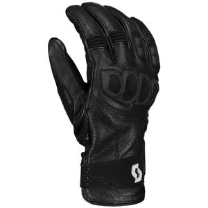 Kožené rukavice na motorku SCOTT SPORT ADV čierne