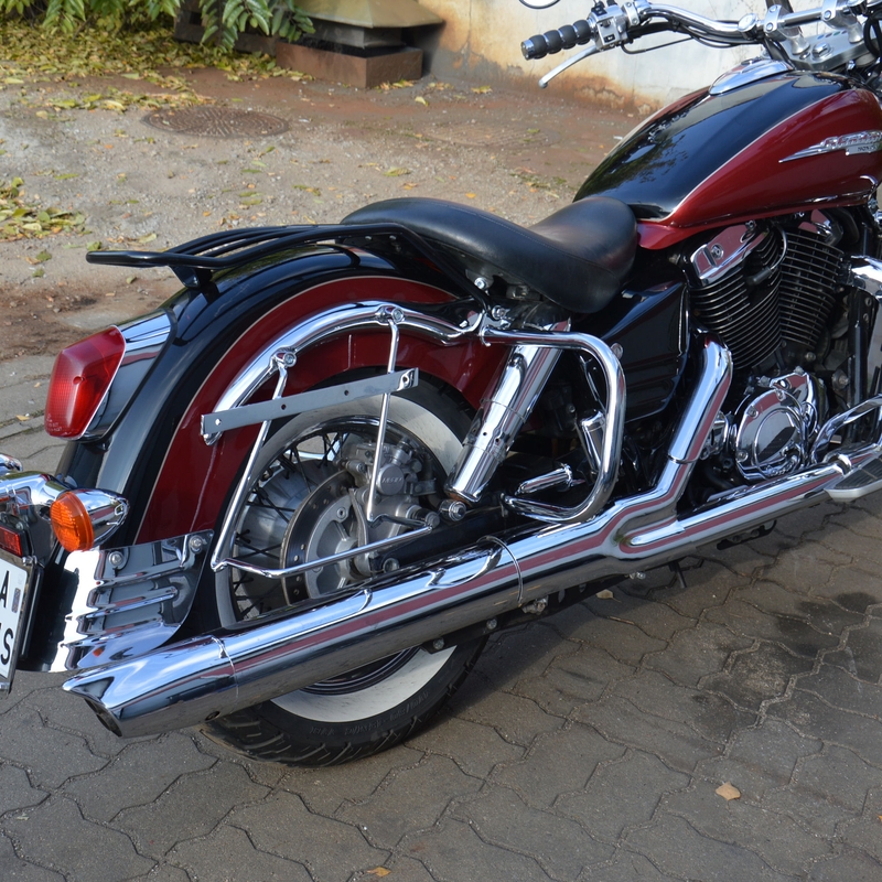 Nosné rámy pod tašky s opierkou HONDA VT1100 C3 Aero chrómované