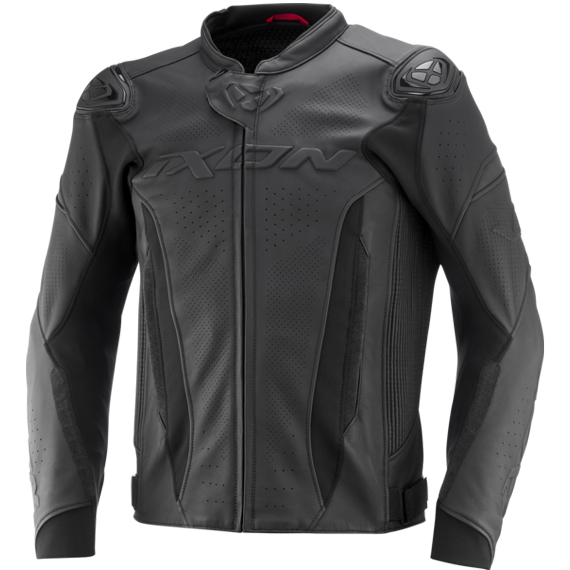 Kožená bunda na motorku IXON Vortex 3 čierno-čierna Veľkosť: 2XL