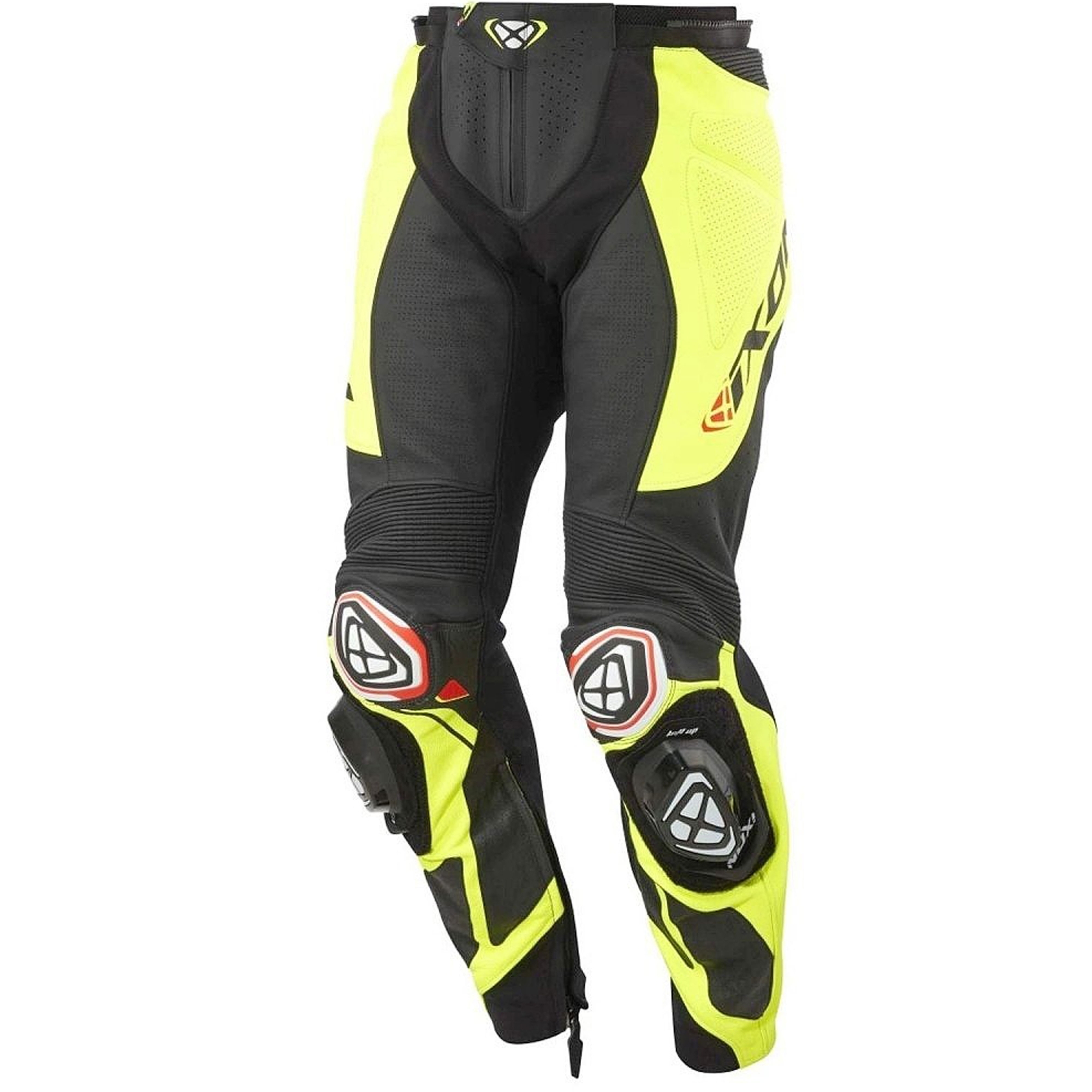Kožené nohavice na motorku IXON Vortex 3 čierno-fluo žlté Veľkosť: S