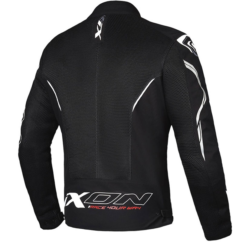 Bunda na motorku IXON Flicker čierno-biela