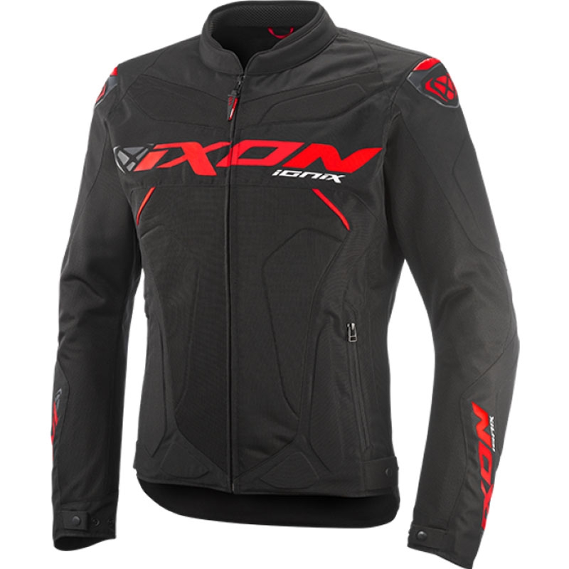 Bunda na motorku IXON Ionix čierno-červená Veľkosť: 3XL