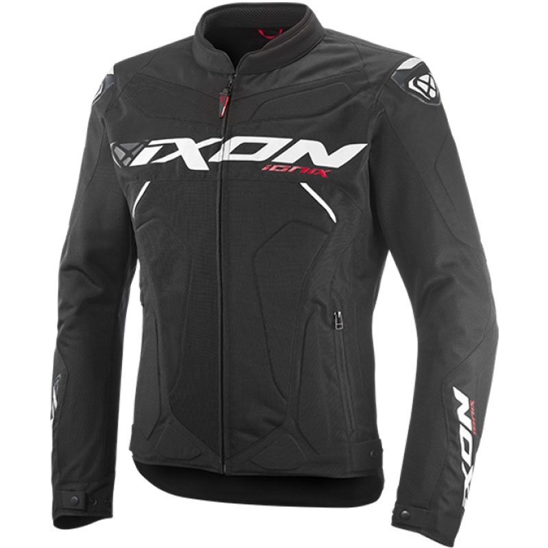 Bunda na motorku IXON Ionix čierno-biela