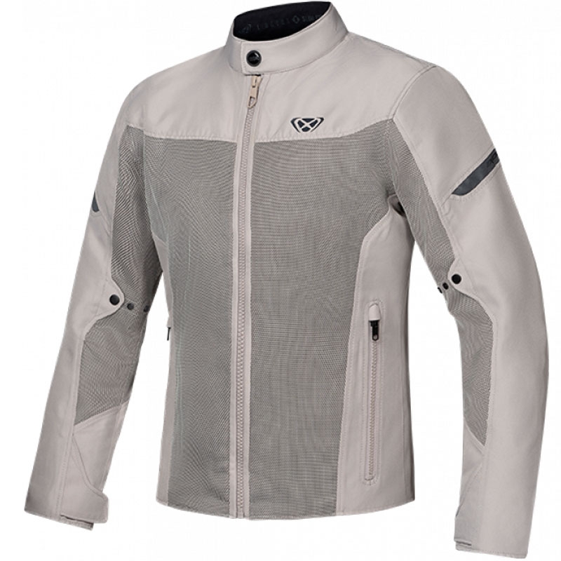 Bunda na motorku IXON Fresh Slim šedobéžová Veľkosť: 3XL
