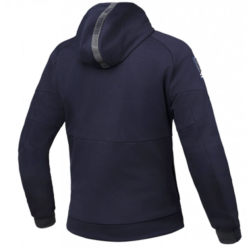 Dámska mikina na motorku IXON Touchdown modro-strieborná