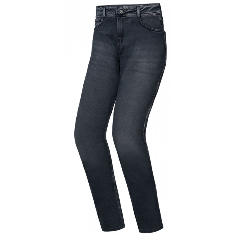 Dámske džínsy na motorku IXON Dany vyprané čierne