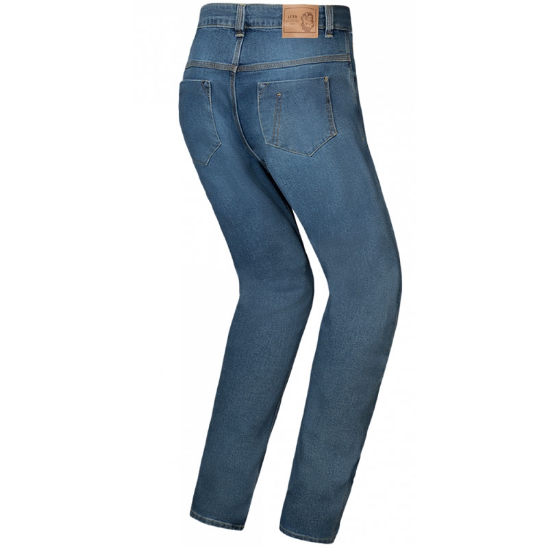 Dámske džínsy na motorku IXON Dany vyprané modré