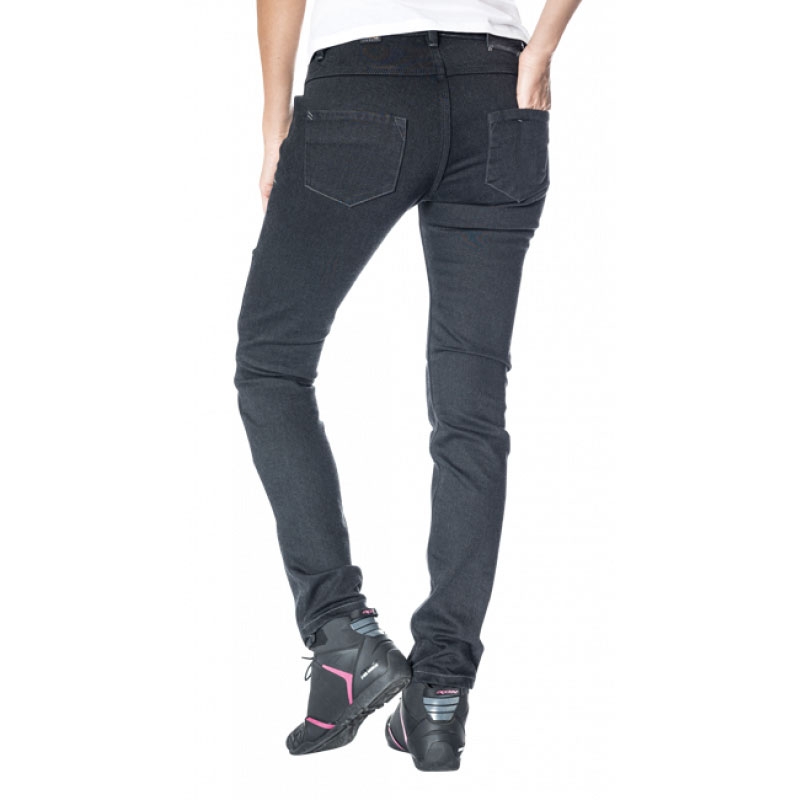 Dámske džínsy na motorku IXON Billie čierne