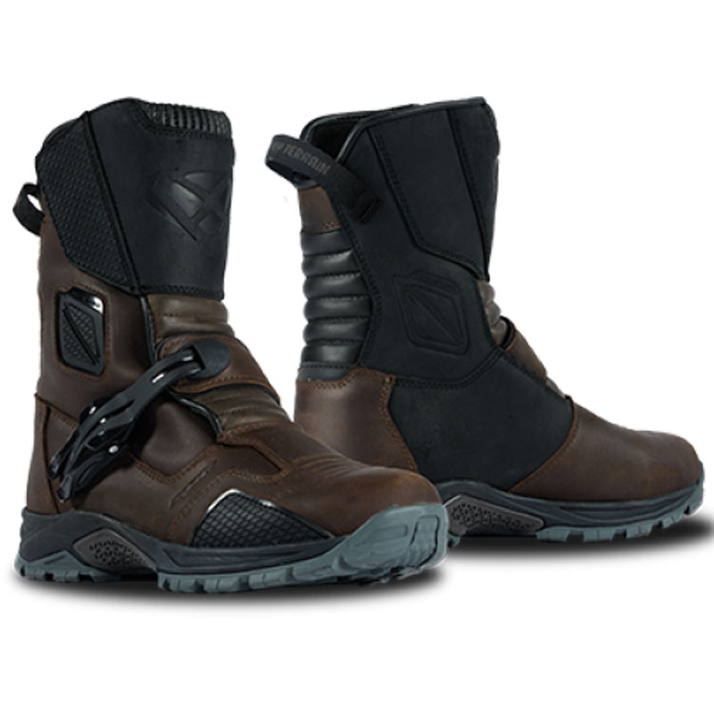 Topánky na motorku IXON Klay WP hnedo-čierne
