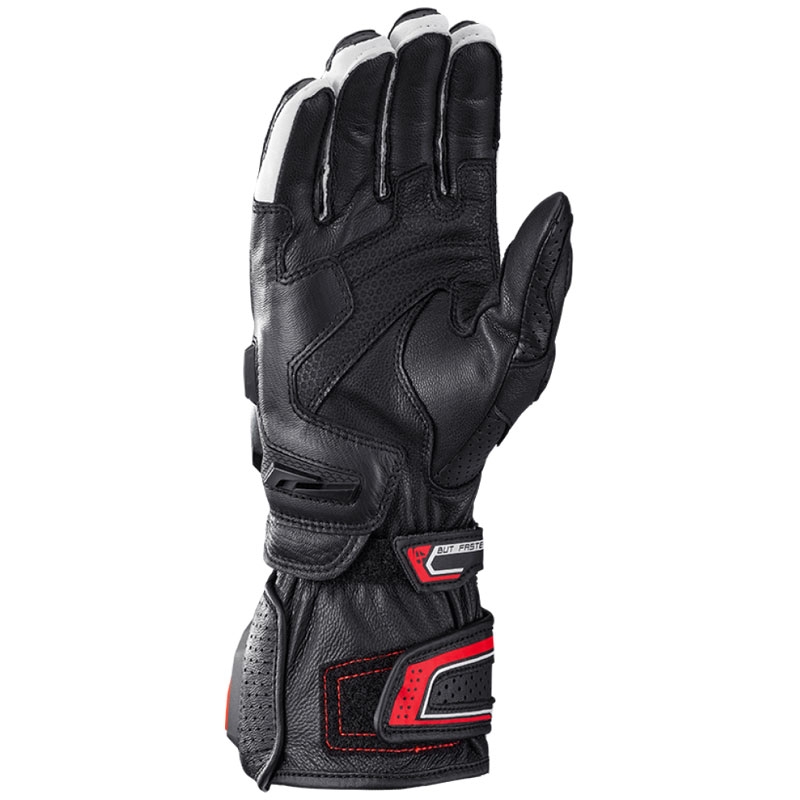 Rukavice na motorku IXON Tornado Air čierno-bielo-červené