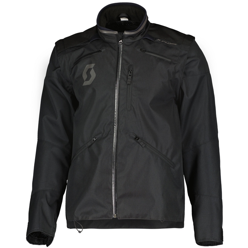 Bunda na motocykel Scott X-PLORE čierno-sivá