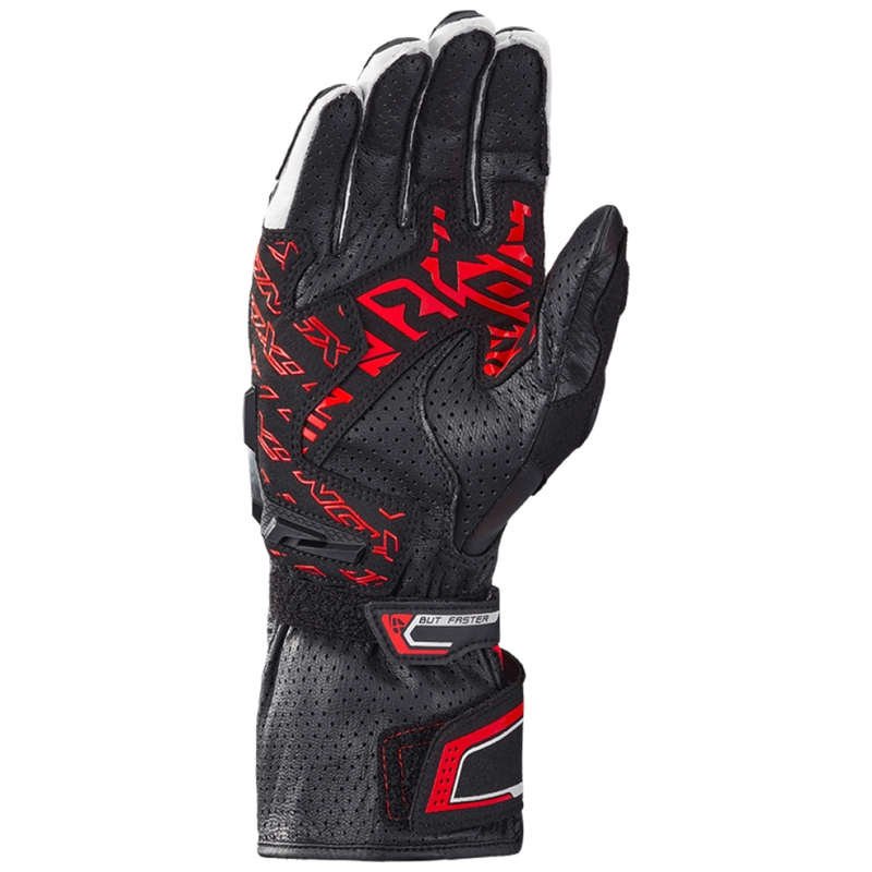 Rukavice na motorku IXON Thunder Air čierno-červeno-biele