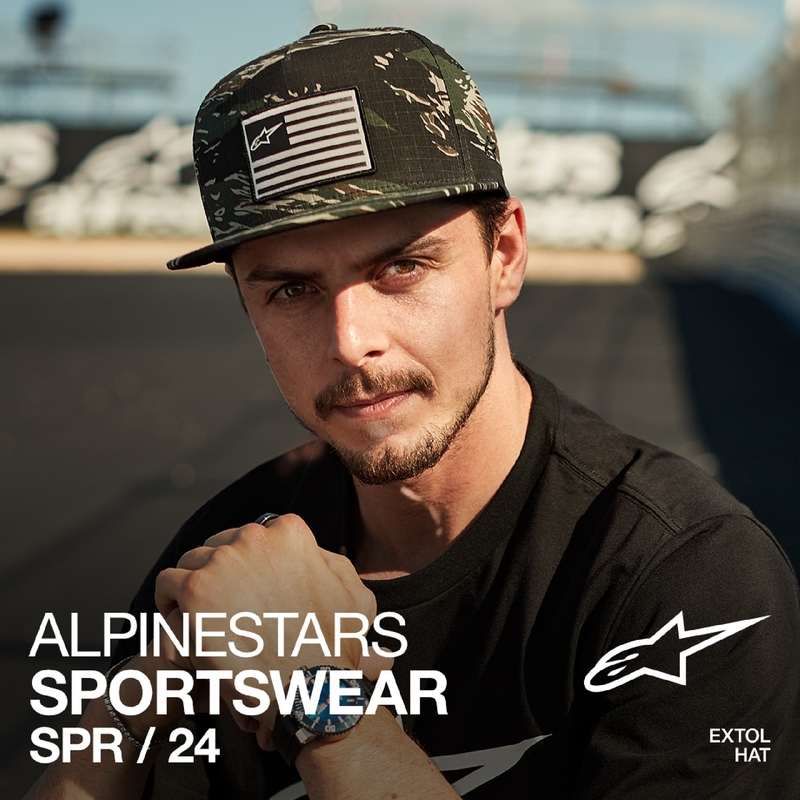 Šiltovka Alpinestars Extol Snapback camo zelená